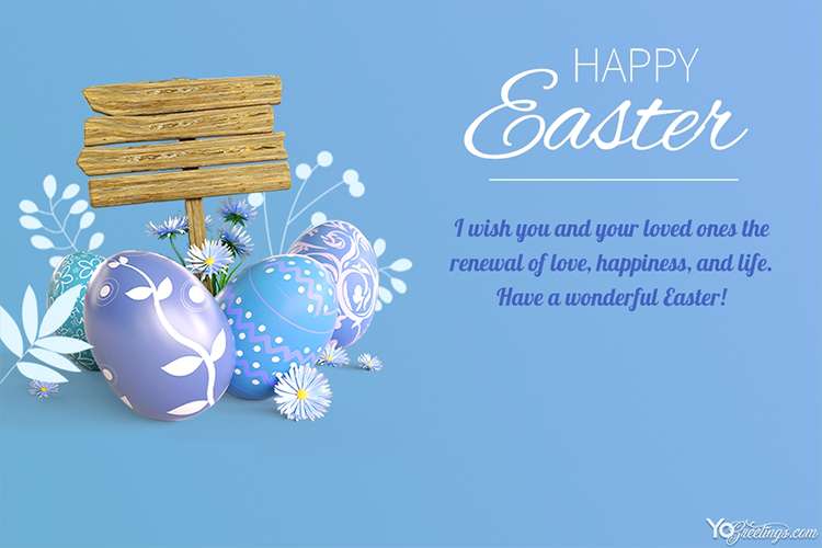Free Easter Day Greeting Wishes Card Images Download