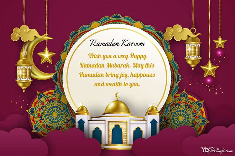 Ramadan Kareem Wishes Card Images Free Download