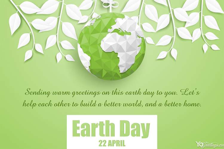 Create Earth Day Greeting Card Online