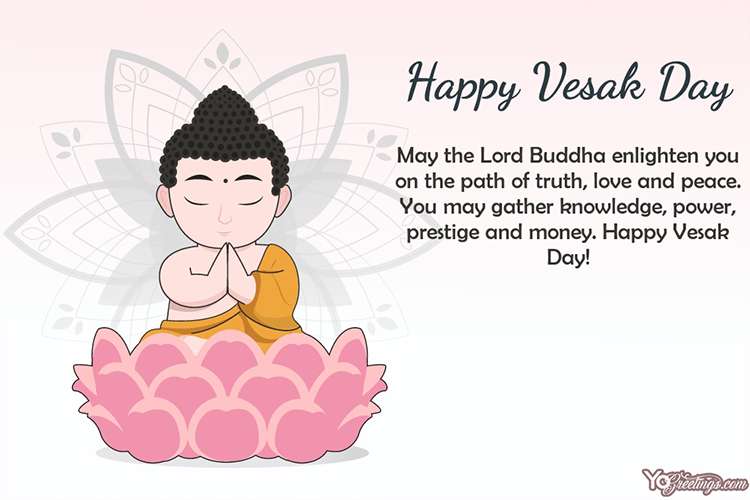 Design Buddha Purnima/Vesak Day Cards Online For Free