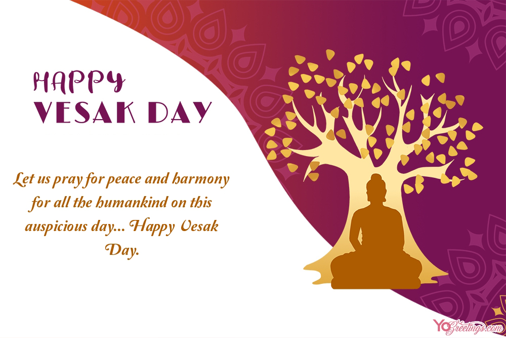 Create Vesak Day 2021 Greeting Cards Online For Free