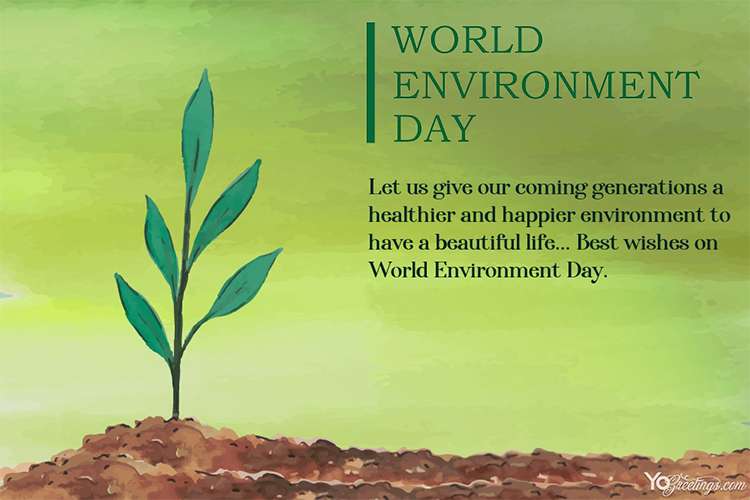 Free World Environment Day Greeting Cards Maker Online