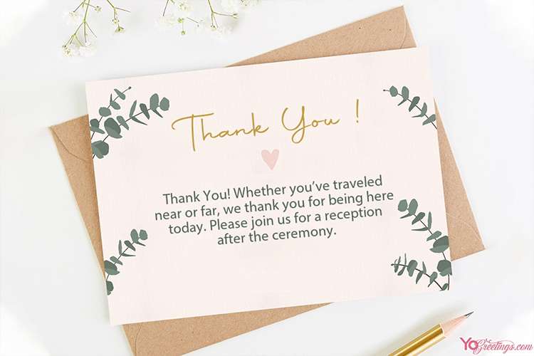 Design Wedding Thank You Cards Online Free