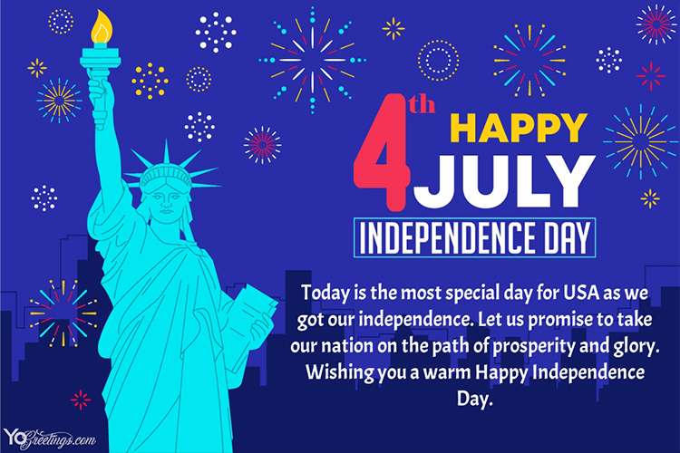 Free Happy Independence Day (USA) Cards With Wishes