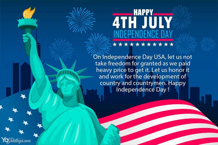 4th Of July Ecards - Free Independence Day Wishes Greeting Cards