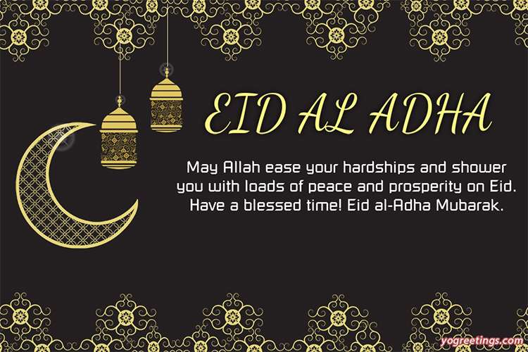 Personalize Your Own Eid al-Adha Wishes Card Online