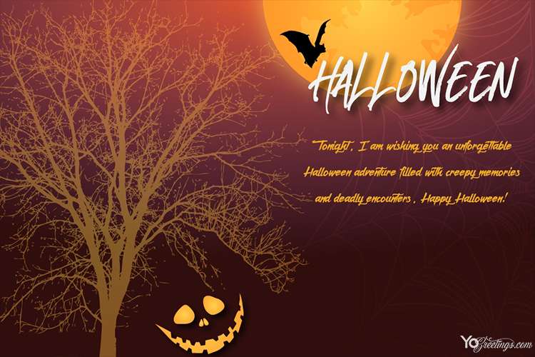 Realistic Halloween Horror Card Maker Online