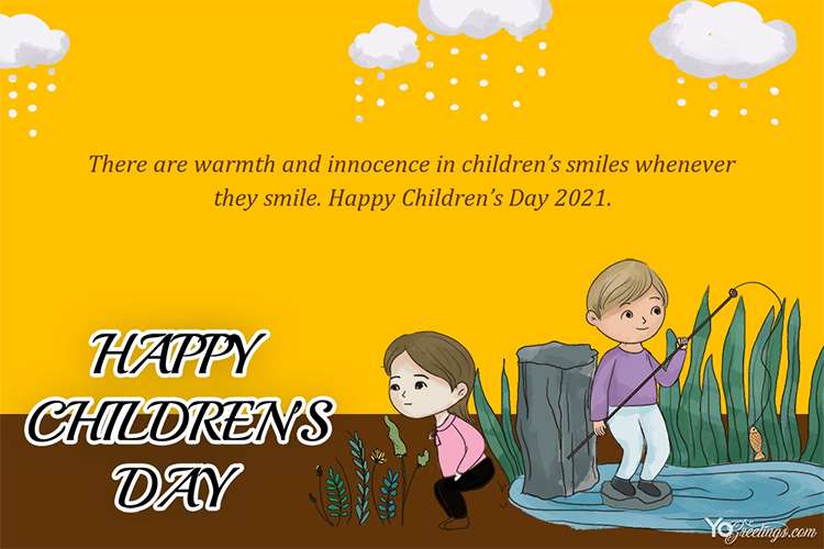 Customize Your Own Children's Day Greeting Card