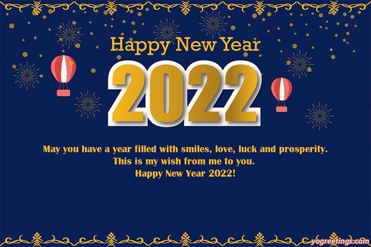Best Happy New Year Greeting Cards for 2022