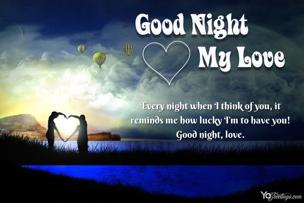 Make A Romantic Good Night Cards For Your Love