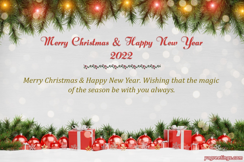 Wishes new 2022 and year christmas Merry Christmas