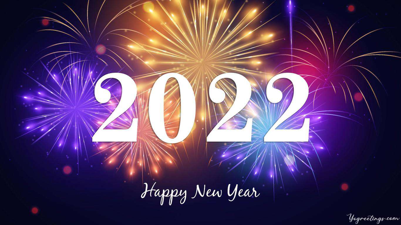 Beautiful new year wallpaper 2022 for PC