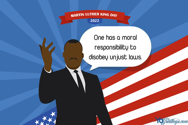 Download Martin Luther King Jr. Day Greetings Cards for 2022