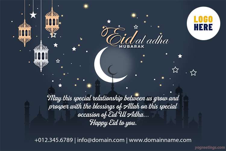 Eid al-Adha Corporate Wishes Greeting Cards