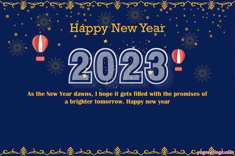 Best Happy New Year Greeting Cards for 2023