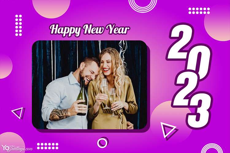 Free Happy New Year 2023 Wishes With Photo Frames