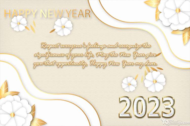 Make Your Own New Year 2023 Cards Online Free Download