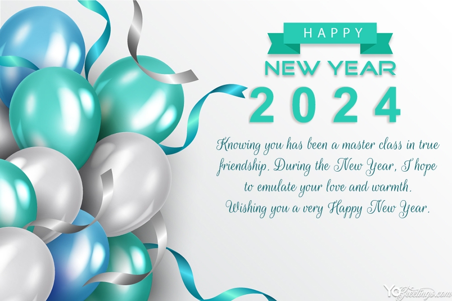 12 Best Happy New Year 2024 Greetings & Cards with Images - Images 7