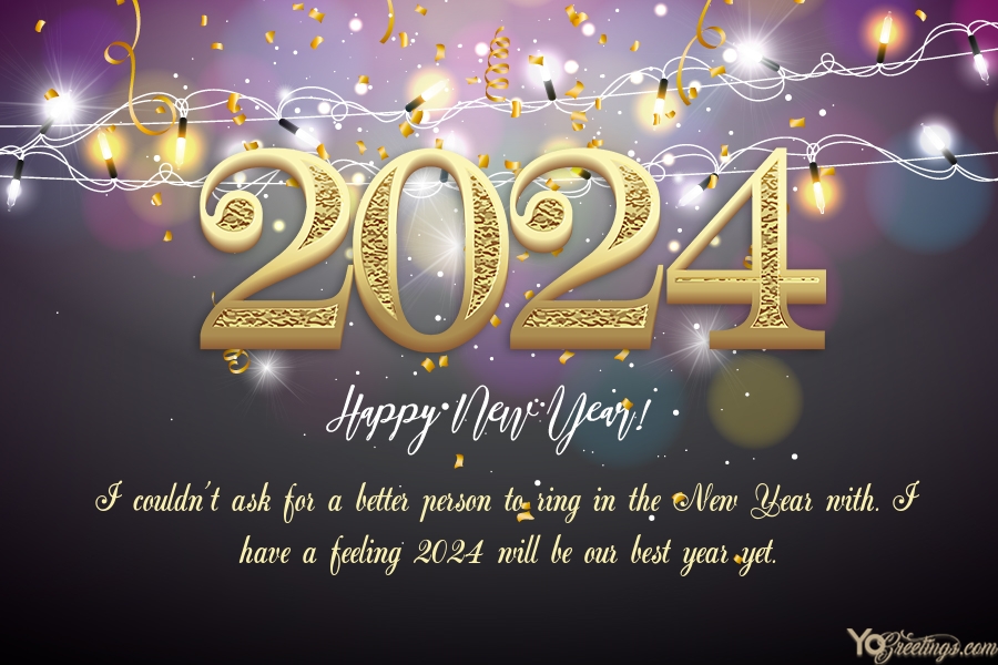 New Year 2024 Card Image To U