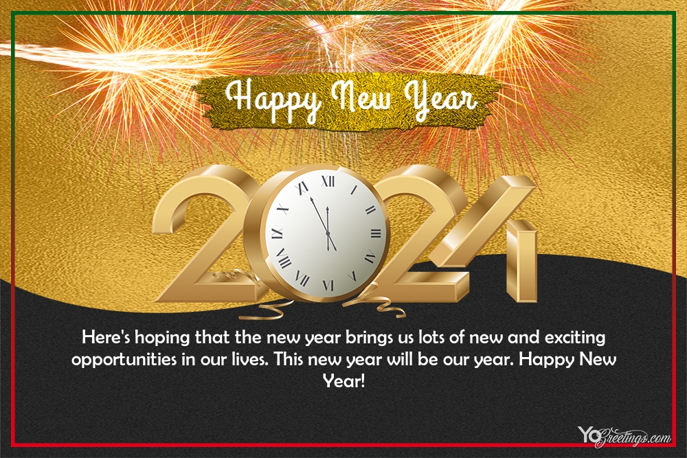 12 Best Happy New Year 2024 Greetings & Cards with Images - Images 11