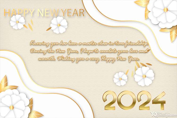 Make Your Own New Year 2024 Cards Online Free Download
