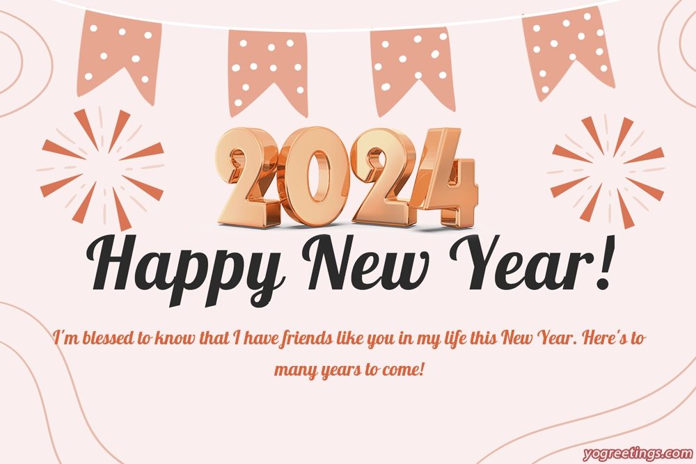 12 Best Happy New Year 2024 Greetings & Cards with Images - Images 12