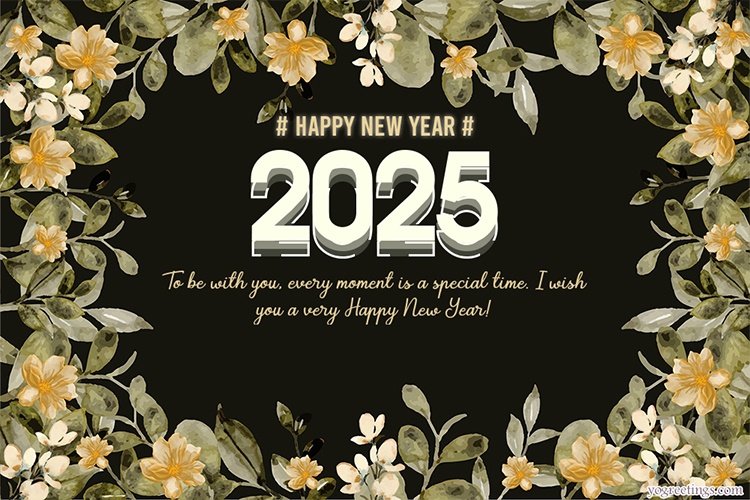 Free Happy New Year 2025 Greetings Images